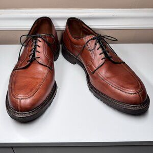 Alan‎ Edmunds Wilbur Mens Leather Lace-Up Oxford Shoes Brown Size 11.5 D